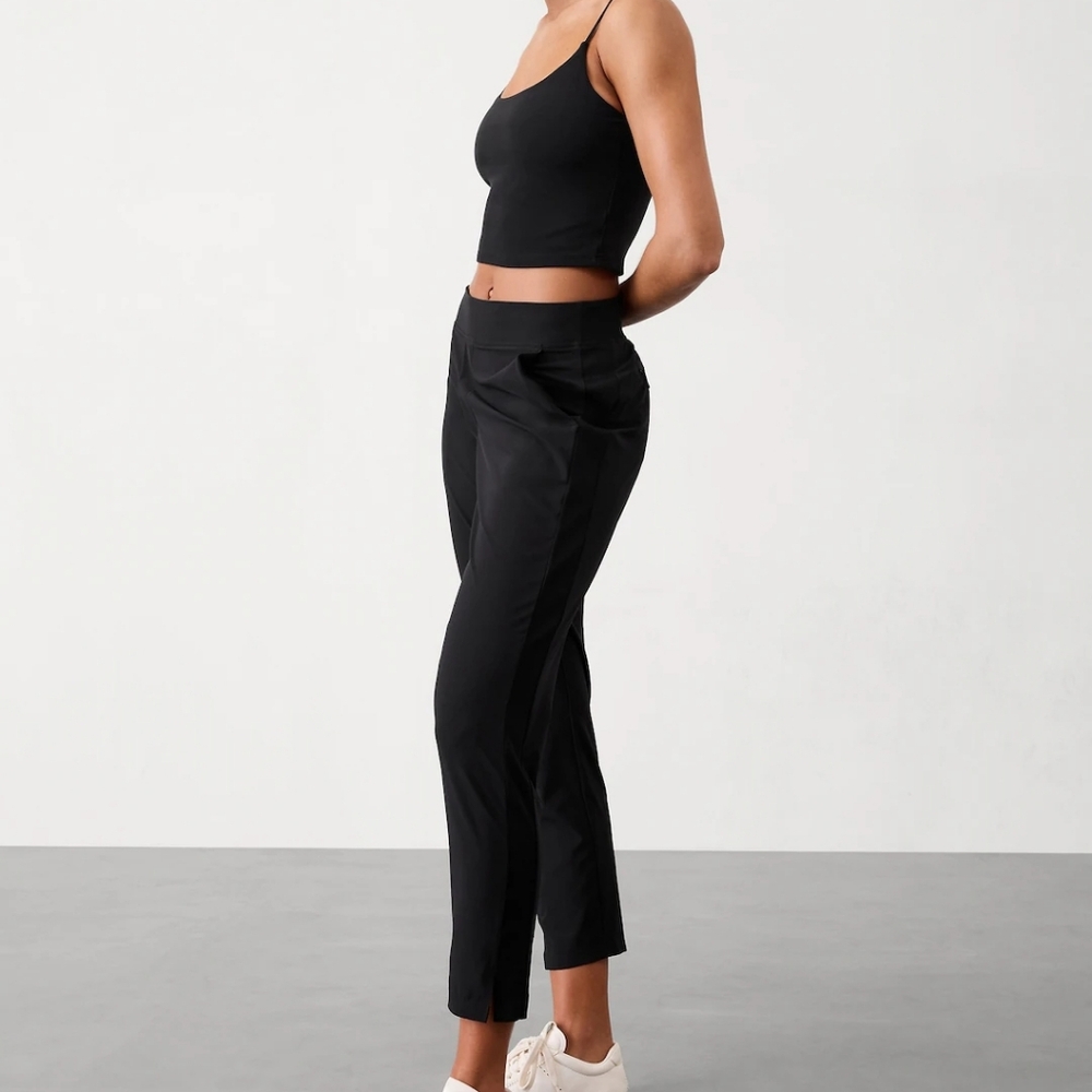 Athleta Brooklyn Black Ankle Pant Size 10